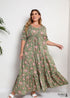 Boho Plus Size Printed Loose Maxi Dress Luna